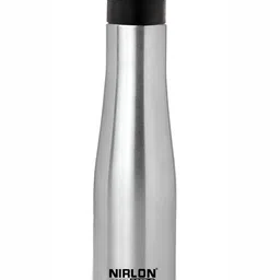 NIRLON Tall Bell Silver-Toned Stainless Steel Water Bottle 1 L-image-49