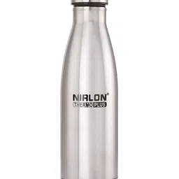 NIRLON Silver-Toned Stainless Steel Double Insulated Wall Vacuum Flask 350 ml-image-59