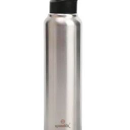 Speedex Silver-Toned Single Stainless Steel Solid Water Bottle-31