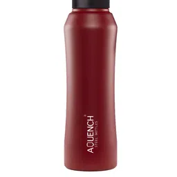 AQUENCH Red& Black Single Stainless Steel Solid Water Bottle 1L-image-24