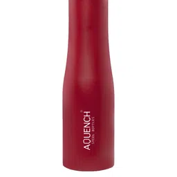 AQUENCH Red Single Stainless Steel Solid Water Bottle 1L-image-10