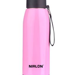 NIRLON Pink & Black Stainless Steel Water Bottle 750 ml-image-82