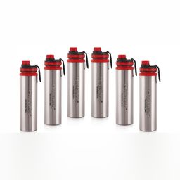 NIRLON Silver-Toned 6 Pieces Water Bottles 900 ml Each-5