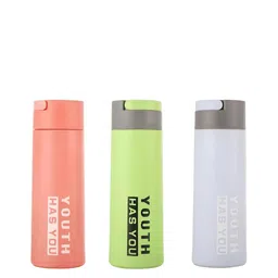 WELOUR Pink & Green 3 Pieces Glass Water Bottle-image-76