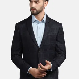 Blackberrys Checked Slim-Fit Single-Breasted Casual Blazer-picture-47