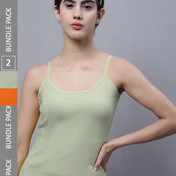FBAR Pack Of 2 Pure Cotton Bio Wash Sports Camisoles-image-94