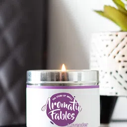 Aromatic Fables White Lavender Scented Tin Jar Candle-image-85