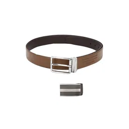 Allen Solly Black Reversible Belt with Buckle-image-13