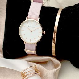 JOKER & WITCH Women Sleek Blush Aquarius Love Triangle Jewellery & Watch Gift Set JWLT169-image-65