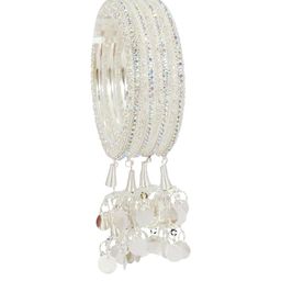 NMII Set Of 4 Zircon Studded Latkan Bangles image 5