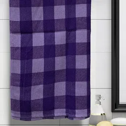 Athom Trendz Set of 4 Checked Cotton Bath Towels-58