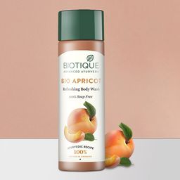 Biotique Botanicals Unisex Bio Apricot Refreshing Sustainable Body Wash 190 ml-picture-5