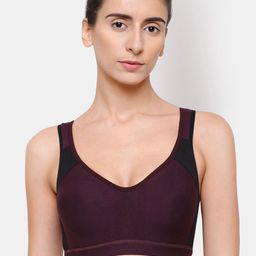 College Girl Purple Non-Wired Non Padded T-shirt Bra NW-SB15-Wine-picture-15