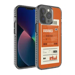 DailyObjects Orange & White Varanasi City Tag iPhone 13 Pro  Mobile Case-20