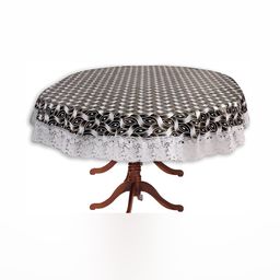 Stylista Brown Waterproof Oval 2-Seater Table Cover-image-91
