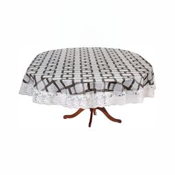 Stylista Grey Waterproof Oval 4-Seater Table Cover-picture-42