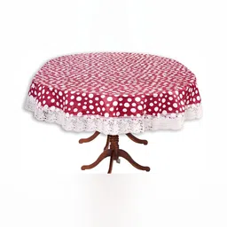 Stylista Pink Waterproof Oval 4 Seater Table Cover-image-62