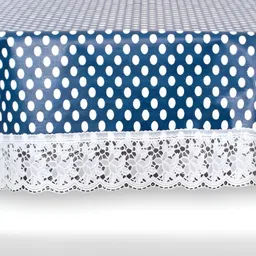 Stylista Blue Waterproof Oval 6-Seater Table Cover-image-54