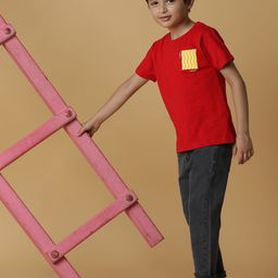TALES & STORIES Boys Grey Slim Fit Stretchable Jeans-image-1