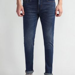 U.S. Polo Assn. Denim Co. Men Mid-Rise Brandon Slim Fit Light Fade Stretchable Jeans-image-74