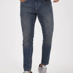 JADE BLUE Men Slim Fit Heavy Fade Clean Look Stretchable Jeans-image-51