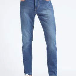 Flying Machine Men Tapered Fit Heavy Fade Clean Look Stretchable Jeans-image-89