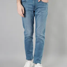 TIM PARIS Men Heavy Fade Clean Look Denim Stretchable Jeans-image-11