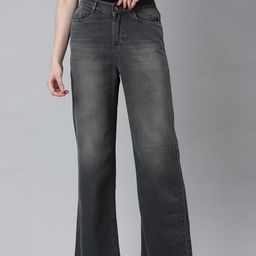 SHOWOFF Women Jean Wide Leg Heavy Fade Acid Wash Clean Look Stretchable Jeans-image-51