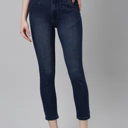 SHOWOFF Women Jean Slim Fit Light Fade Acid Wash Stretchable Cotton Jeans-image-84