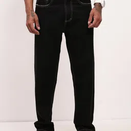 SHOWOFF Men Comfort Straight Fit Low-Rise Acid Wash Stretchable Jeans-image-75