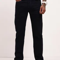 SHOWOFF Men Comfort Straight Fit Low-Rise Acid Wash Stretchable Jeans-picture-11