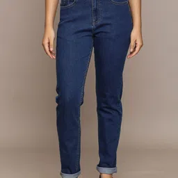 French Connection Women Smart Slim Fit High-Rise Stretchable Jeans-image-17