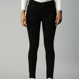 SHOWOFF Women Black Skinny Fit High-Rise Stretchable Jeans-image-24