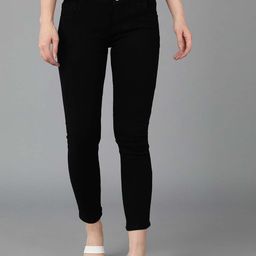 A-Okay Women Black Skinny Fit High-Rise Stretchable Jeans-picture-17