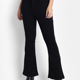 BROADSTAR Women Smart Bootcut Low-Rise Clean Look Cotton Stretchable Jeans-image-80