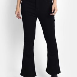 BROADSTAR Women Smart Bootcut Low-Rise Clean Look Stretchable Jeans-image-81