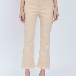 BAESD Women Jean Bootcut High-Rise Clean Look Cotton Jeans-image-64