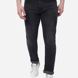 JADE BLUE Men Straight Fit Light Fade Stretchable Cotton Jeans-image-15