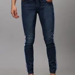 Campus Sutra Men Blue Slim Fit Light Fade Stretchable Jeans-image-47