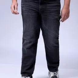 HARDSODA Men Plus Size Regular Fit Light Fade Stretchable Jeans-picture-11