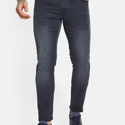Octave Men Skinny Fit Mid-Rise Light Fade Stretchable Jeans-image-81