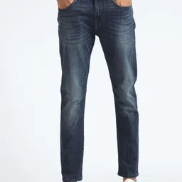Flying Machine Men Tapered Fit Light Fade Clean Look Cropped Stretchable Jeans-picture-7