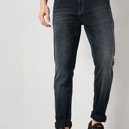 Celio Men Mid-Rise Clean Look Light Fade Stretchable Cotton Jeans-image-31