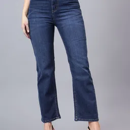 BAESD Women Comfort Slash Knee Light Fade Stretchable Jeans-image-68
