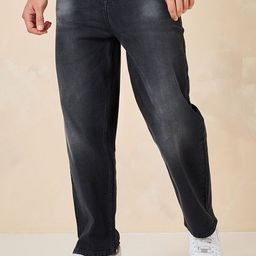 Styli Men Cotton Stretch 5-Pocket Loose Fit Jeans-image-54