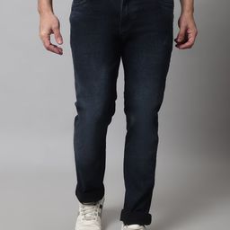 Cantabil Men Light Fade Regular Fit Cotton Jeans-picture-46