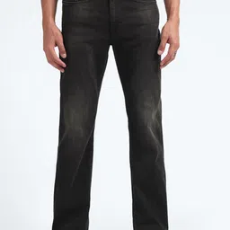 Flying Machine Men Bruce Bootcut Clean Look Light Fade Stretchable Jeans-image-87