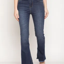 METTLE Women Blue Light Fade Stretchable Jeans-image-24