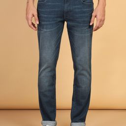 Wrangler Men Skanders Slim Fit Low-Rise Light Fade Stretchable Jeans-image-89