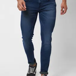 SPYKAR Men Skinny Fit Low-Rise Light Fade Stretchable Jeans-picture-31